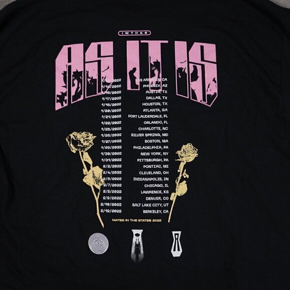 As it is British London Pop Punk Band Mates in the States Tour Shirt XXL - Picture 6 of 8